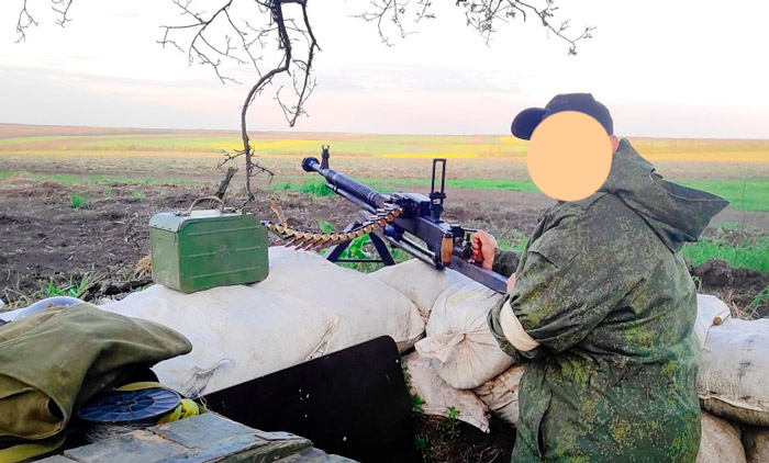 Позиция с тяжёлым пулемётм ДШК