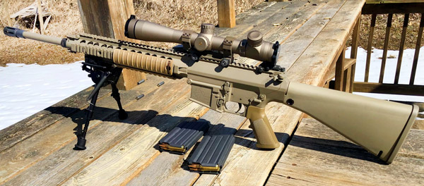 Винтовка М110 на базе SR-25 и AR-15