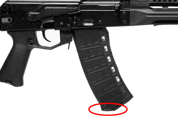 Плоская площадка на магазине к АК-12