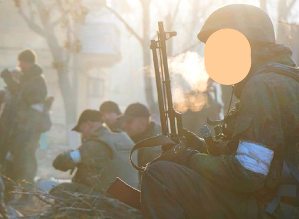 Боец пехоты ДНР с РПК-74. Донбасс. Весна 2022