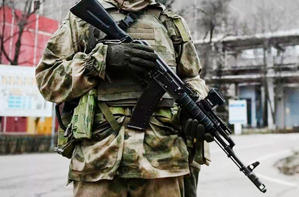 Установка коллиматора на АК-74М через замену цевья