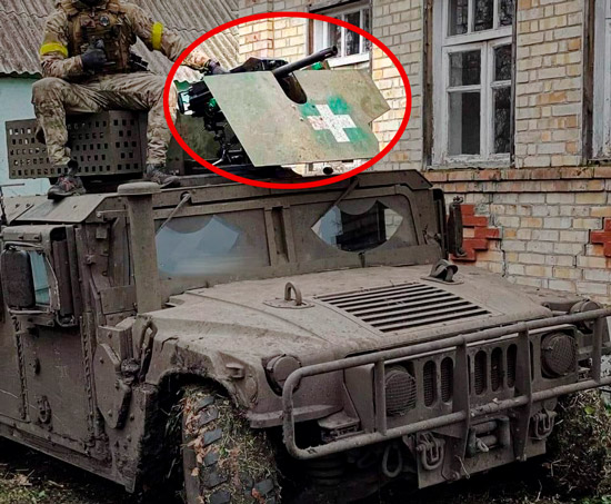 Такой же Mk 19 на «Хамви». Там же, тогда же...
