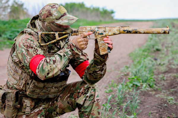 Боец с АС «Вал» в осеннем окрасе